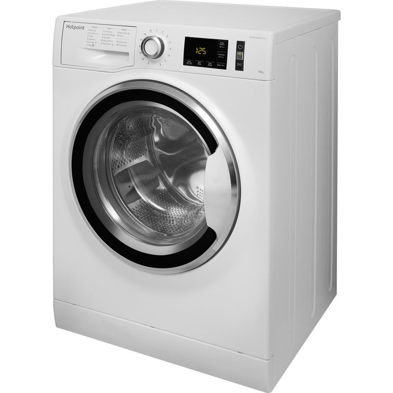 Hotpoint-Washing-machine-Freestanding-NM11-1065-WC-A-UK-White-Front-loader-A----Perspective