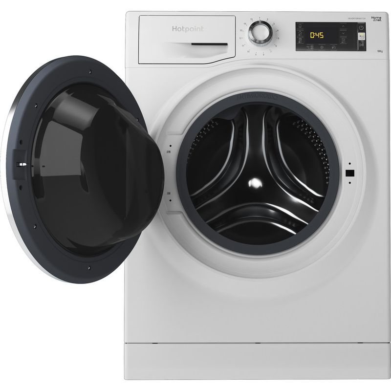 Hotpoint-Washing-machine-Freestanding-NLLCD-1045-WD-AW-UK-White-Front-loader-A----Frontal-open