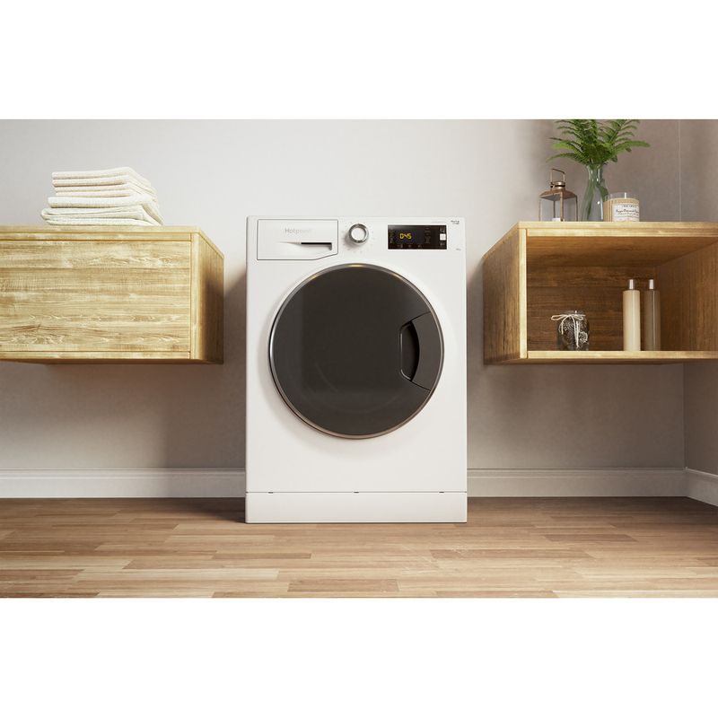 Hotpoint-Washing-machine-Freestanding-NLLCD-1045-WD-AW-UK-White-Front-loader-A----Lifestyle-frontal