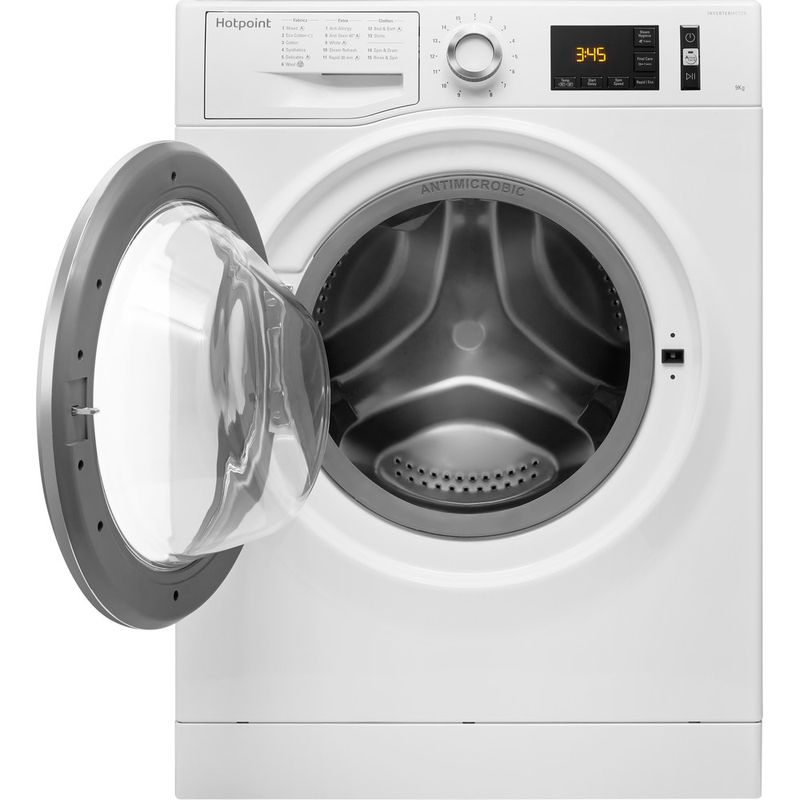 Hotpoint-Washing-machine-Freestanding-NM11-964-WC-A-UK-White-Front-loader-A----Frontal-open