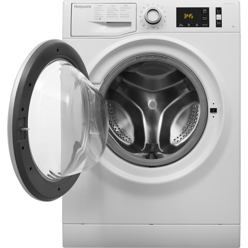 Hotpoint-Washing-machine-Freestanding-NM11-946-WS-A-UK-White-Front-loader-A----Frontal-open