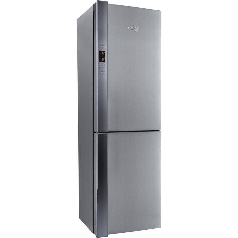 Hotpoint-Fridge-Freezer-Freestanding-XUL8-T2Z-XOV.1-Inox-2-doors-Perspective