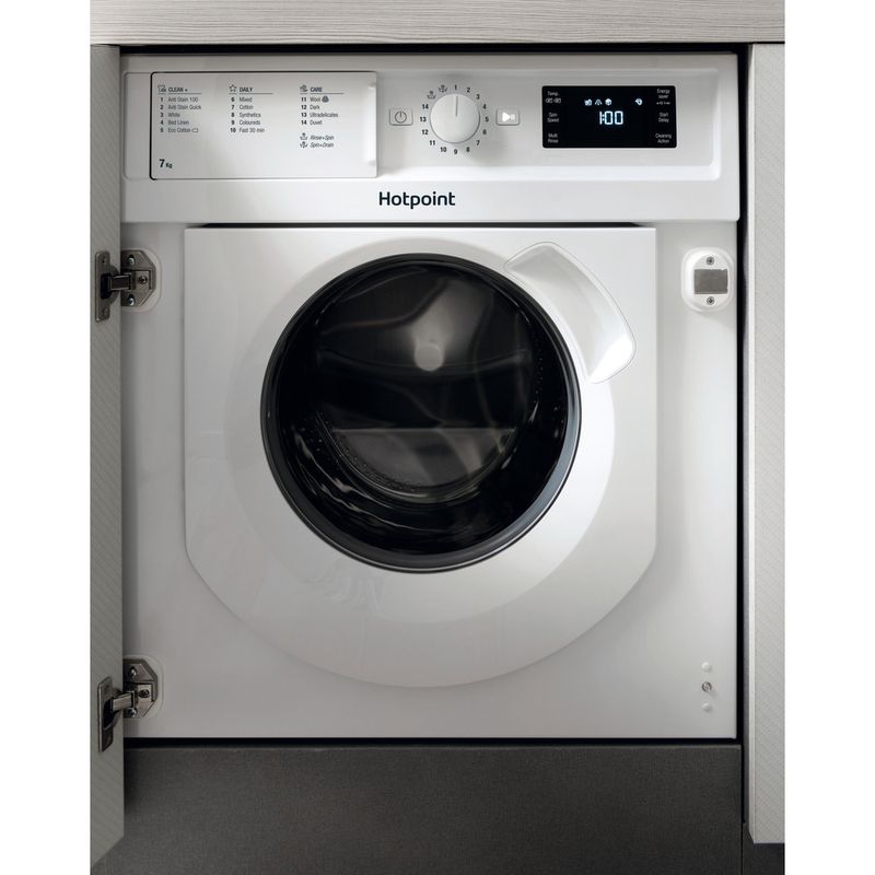 Hotpoint-Washing-machine-Built-in-BI-WMHG-71284-UK-White-Front-loader-A----Frontal