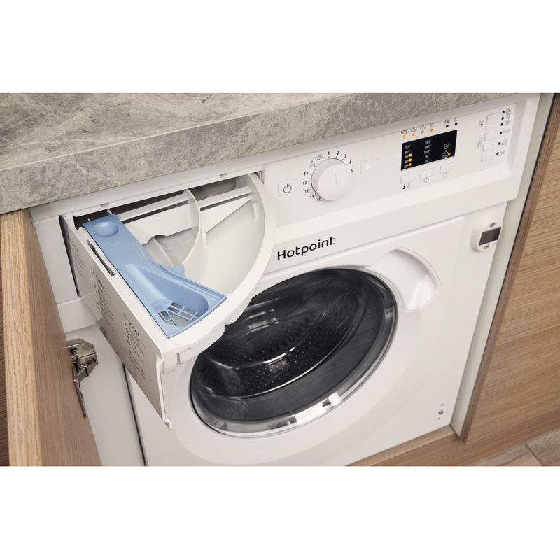 Hotpoint-Washer-dryer-Built-in-BI-WDHL-7128-UK-White-Front-loader-Drawer