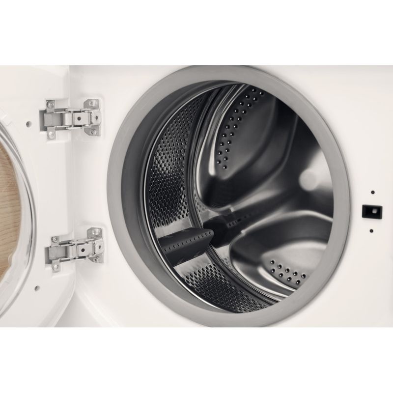 Hotpoint-Washer-dryer-Built-in-BI-WDHL-7128-UK-White-Front-loader-Drum