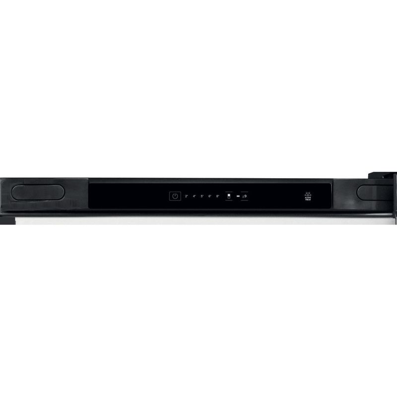 Hotpoint-Fridge-Freezer-Freestanding-H5T-811I-K-H-Black-2-doors-Control-panel