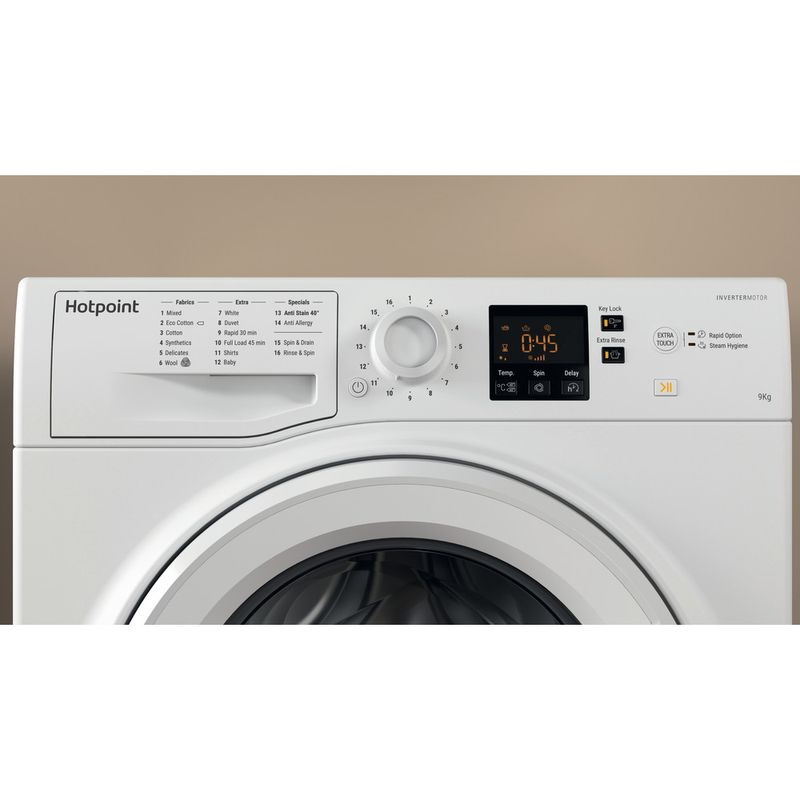 Hotpoint-Washing-machine-Freestanding-NSWM-963C-W-UK-White-Front-loader-A----Lifestyle-control-panel