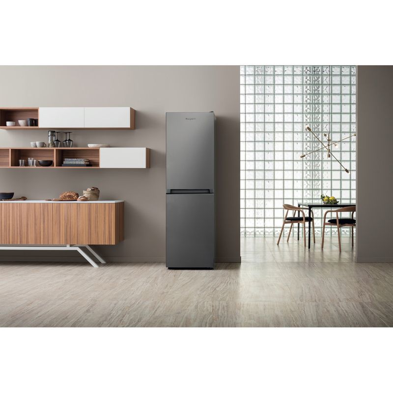Hotpoint-Fridge-Freezer-Freestanding-HBNF-55181-S-UK-Silver-2-doors-Lifestyle-frontal