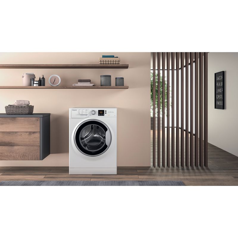 Hotpoint-Washing-machine-Freestanding-NSWE-743U-WS-UK-White-Front-loader-A----Lifestyle-frontal