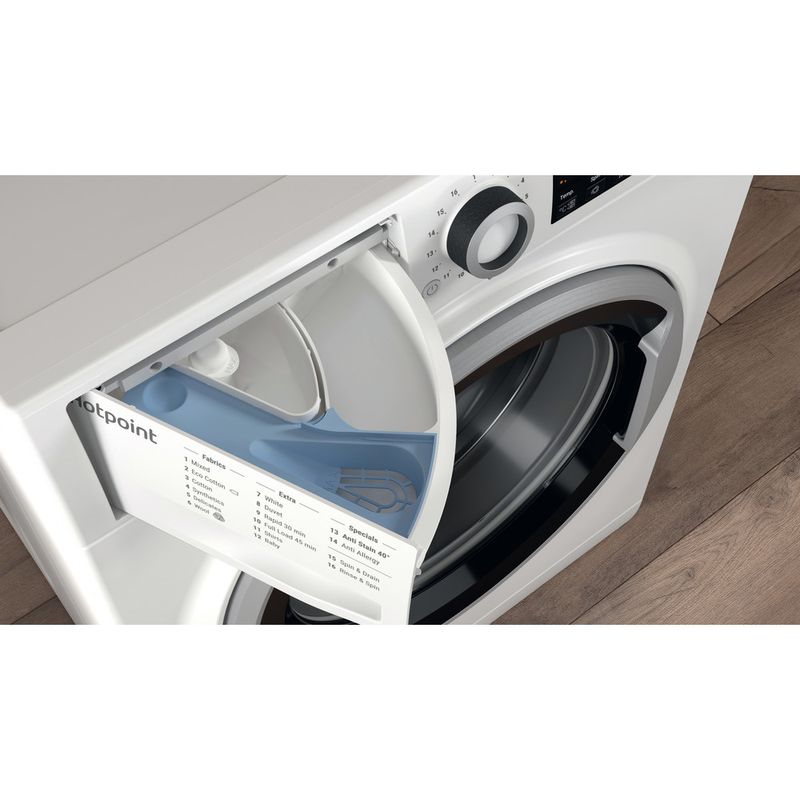 Hotpoint-Washing-machine-Freestanding-NSWE-743U-WS-UK-White-Front-loader-A----Drawer