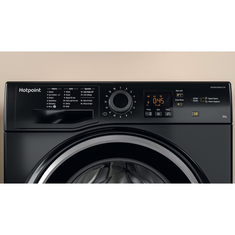 Hotpoint-Washing-machine-Freestanding-NSWM-863C-BS-UK-Black-Front-loader-A----Lifestyle-control-panel