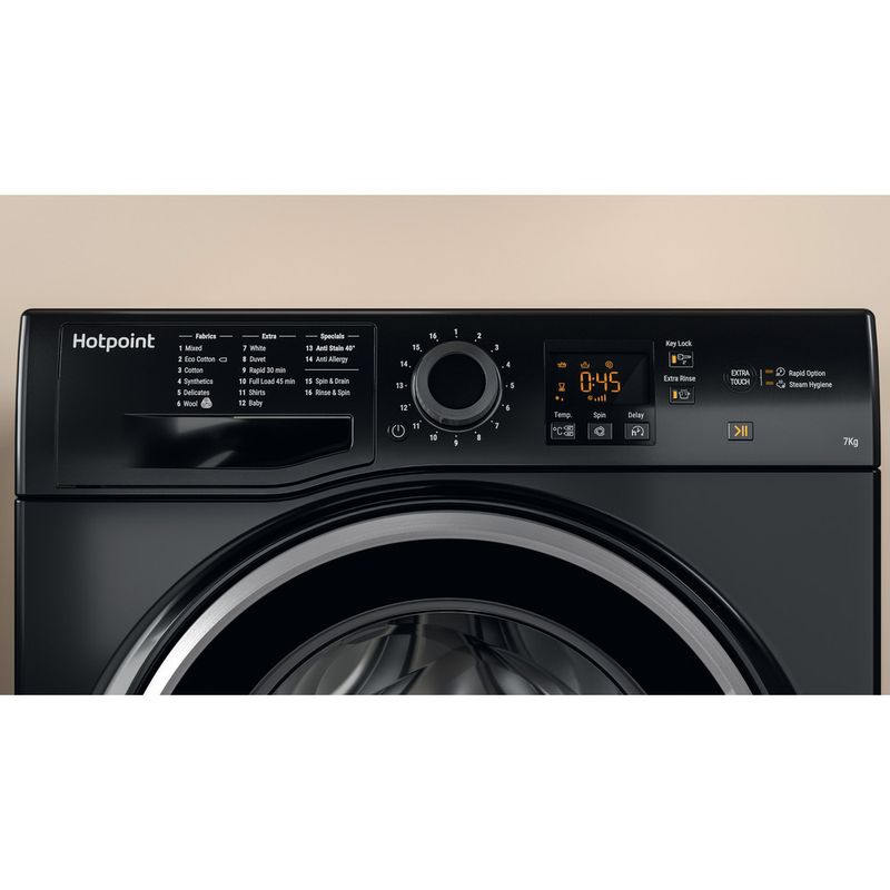 Hotpoint-Washing-machine-Freestanding-NSWM-743U-BS-UK-Black-Front-loader-A----Lifestyle-control-panel