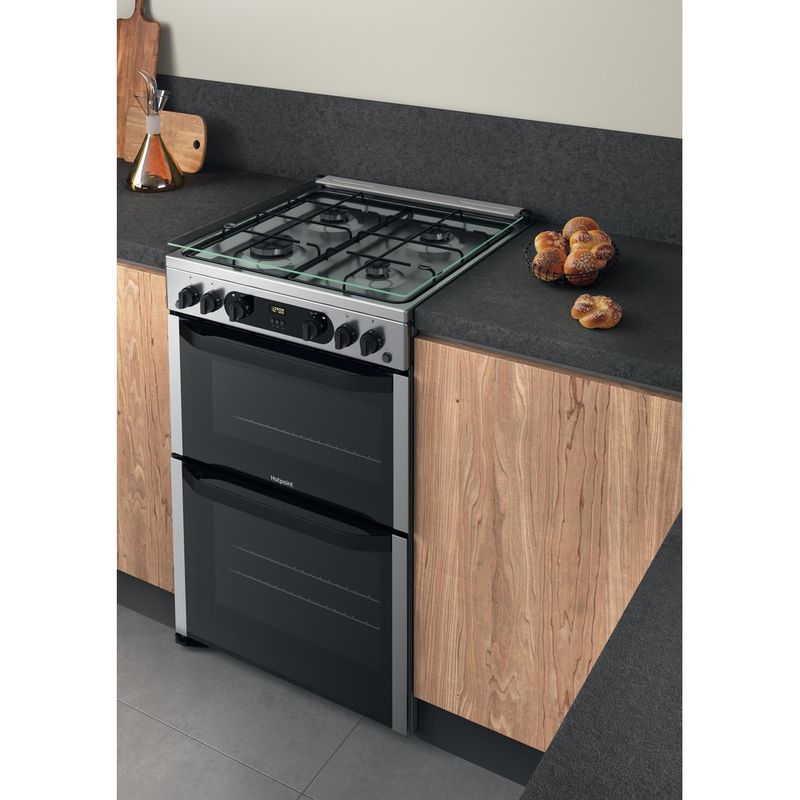 Double Cooker Hotpoint HDM67G0CCX/UK - Hotpoint