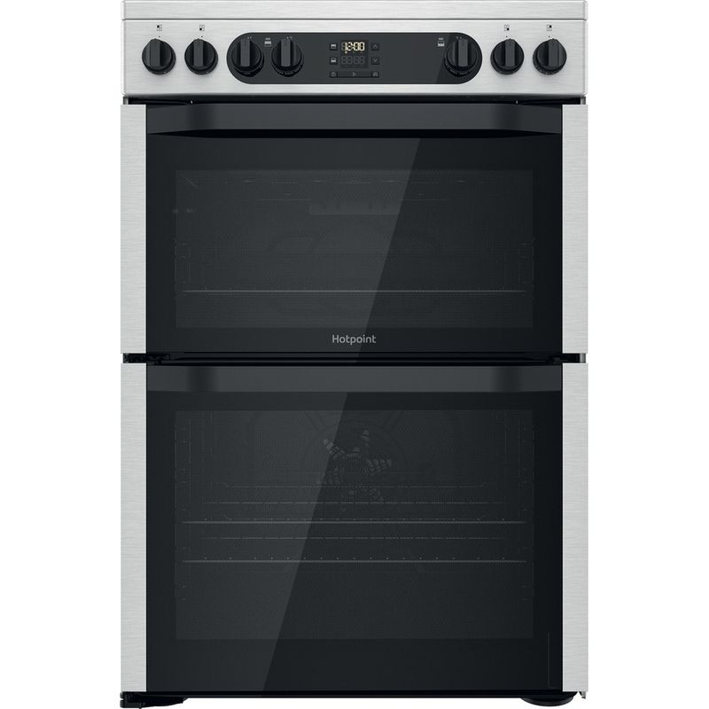 Hotpoint-Double-Cooker-HDM67V9DCX-UK-Inox-A-Frontal