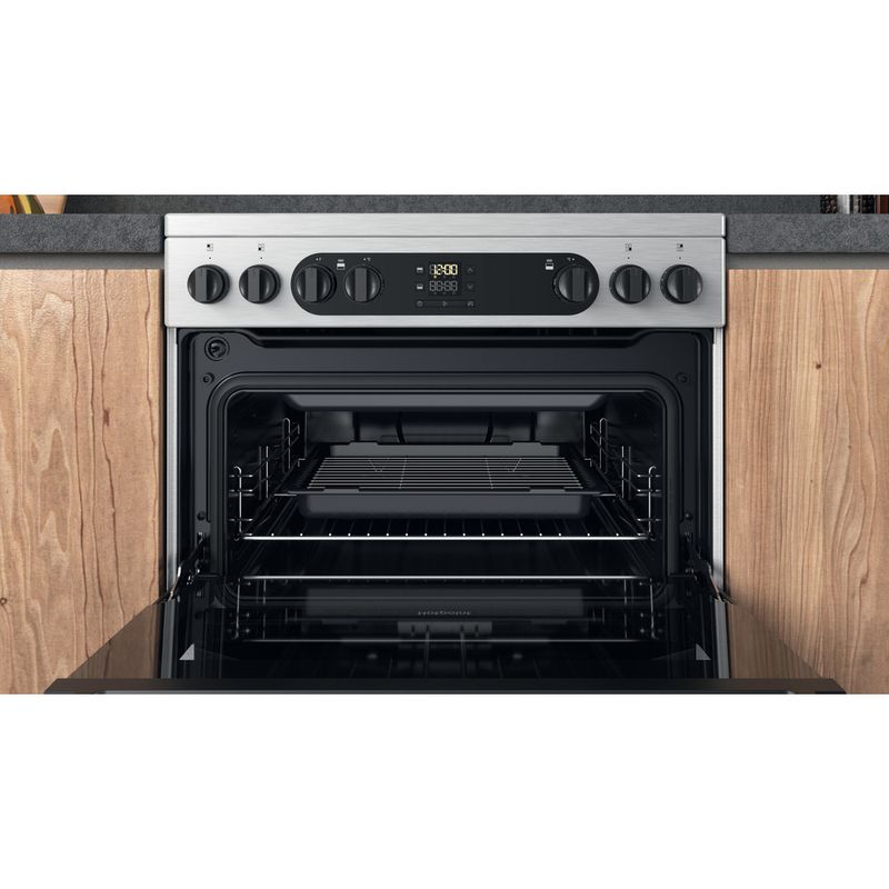 Hotpoint Double Cooker HDM67V9DCX/UK Inox A Cavity