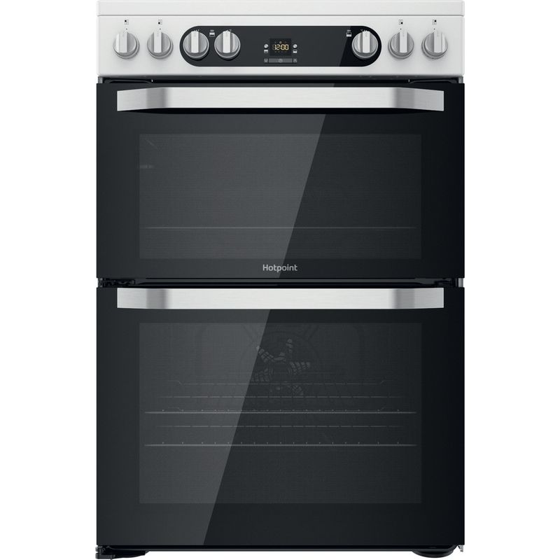 Hotpoint-Double-Cooker-HDM67V9HCW-UK-1-White-A-Frontal