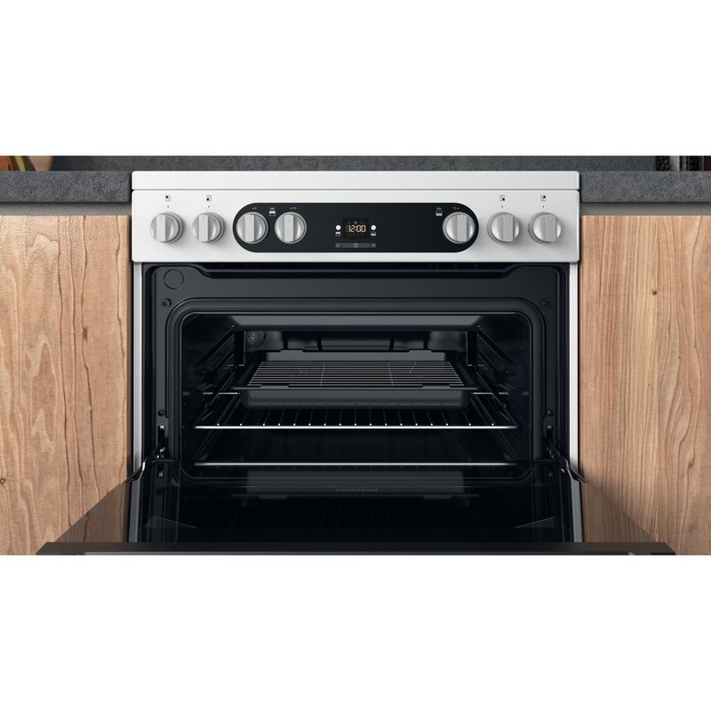 Hotpoint Double Cooker HDM67V9HCW/UK/1 White A Cavity
