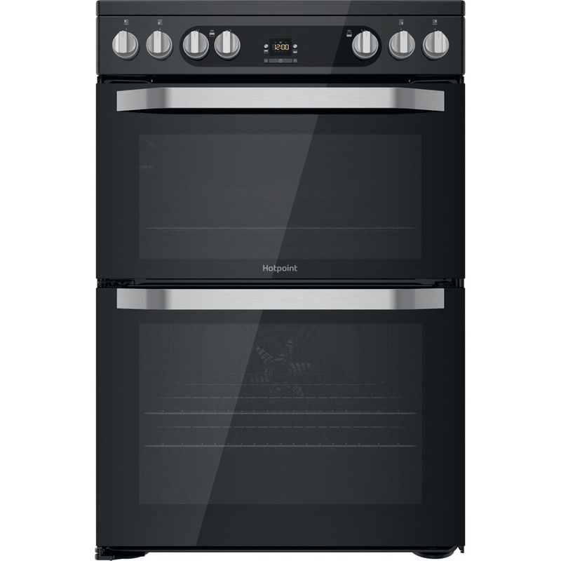 Hotpoint Double Cooker HDM67V9HCB/U Black A Frontal