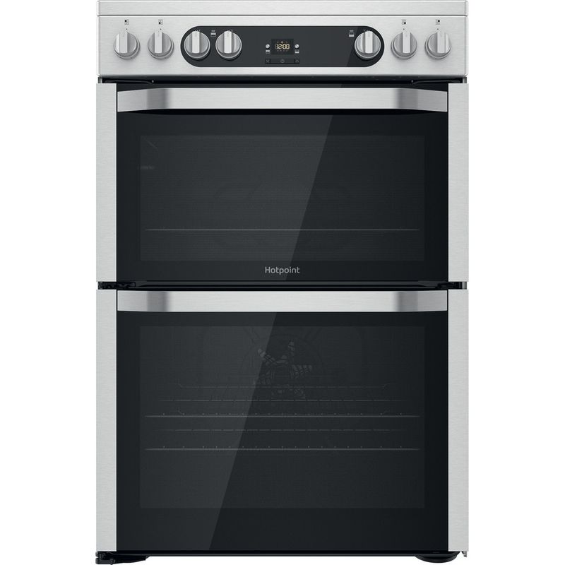 Hotpoint-Double-Cooker-HDM67V9HCX-UK-Inox-A-Frontal