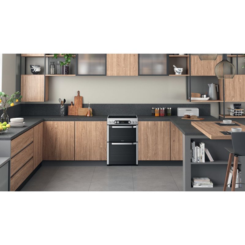 Hotpoint-Double-Cooker-HDM67V9HCX-UK-Inox-A-Lifestyle-frontal