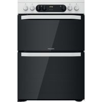 Hotpoint Double Electric Cooker - White - 60cm - A | A Rated - HDM67V9CMW/U