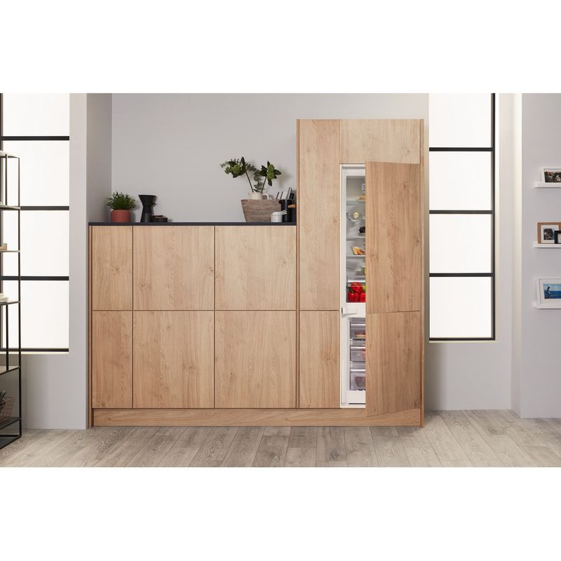 Hotpoint-Fridge-Freezer-Built-in-HMCB-7030-AA-DF-0-White-2-doors-Lifestyle-frontal-open