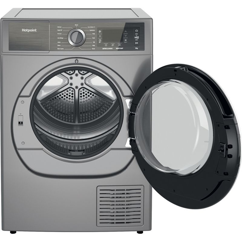 Hotpoint Dryer H8 D94SB UK Silver Frontal open