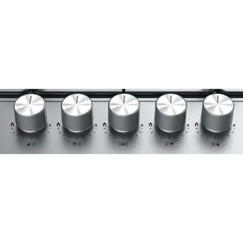 Hotpoint HOB PPH 75P DF IX UK Inox GAS Control panel