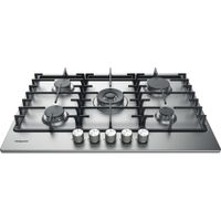 Hotpoint 5 Burner Gas Hob - Stainless Steel - 75cm - PPH 75G DF IX UK