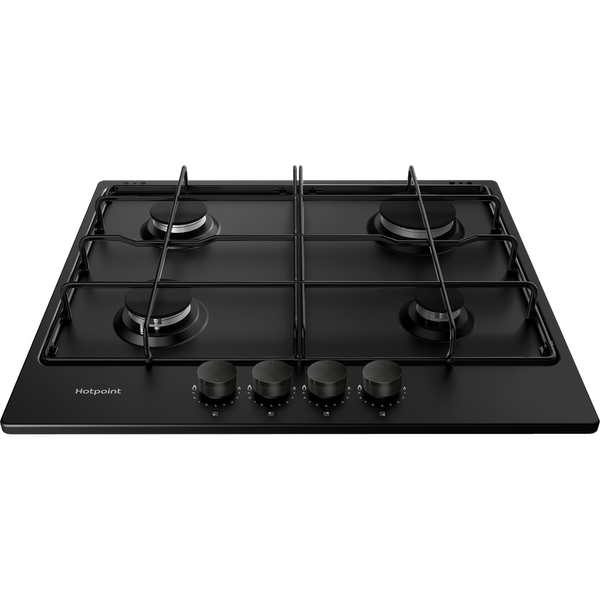 Hotpoint HOB PPH 60P F NB Antracite GAS Frontal top down