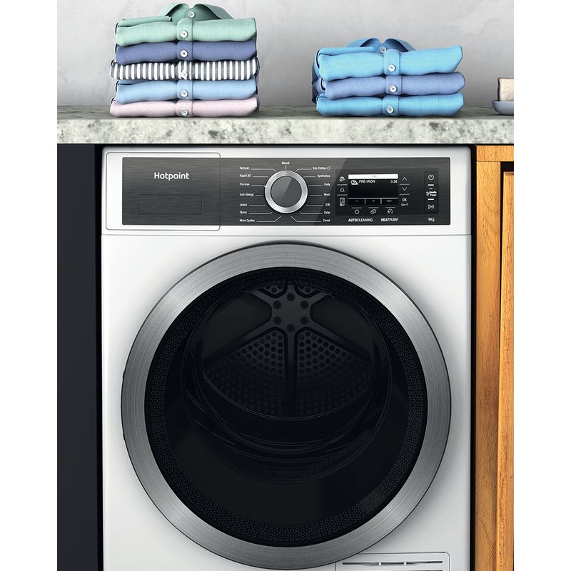 Freestanding Tumble Dryer Hotpoint H8 D93WB UK - Hotpoint