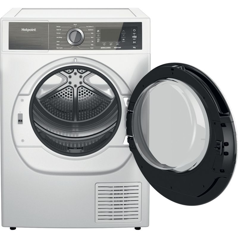 Hotpoint-Dryer-H8-D94WB-UK-White-Frontal-open