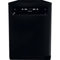 Hotpoint Full Size Freestanding Dishwasher - Black - 14 Place Settings - E Rated - HFC 3C26 WC B UK