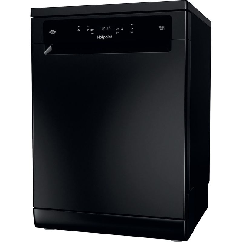 Hotpoint-Dishwasher-Freestanding-HFC-3C26-WC-B-UK-Freestanding-E-Perspective
