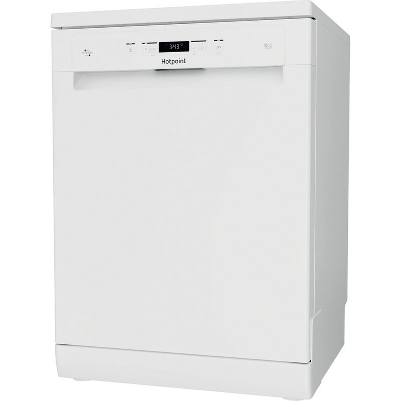 Hotpoint Dishwasher Freestanding HFC 3C26 W C UK Freestanding E Perspective