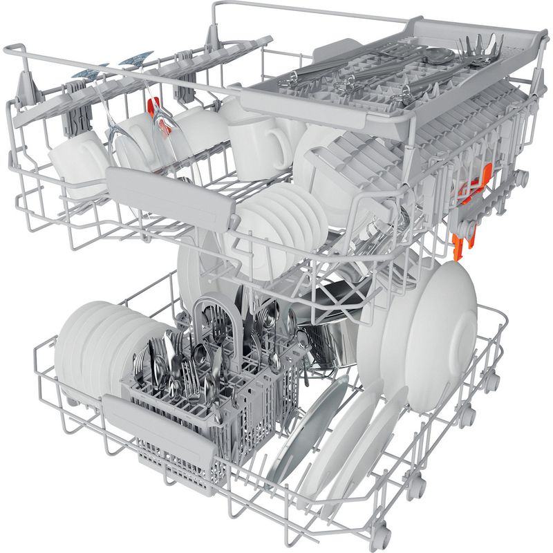 Hotpoint Dishwasher Freestanding HFE 2B+26 C N UK Freestanding E Technical Translucent