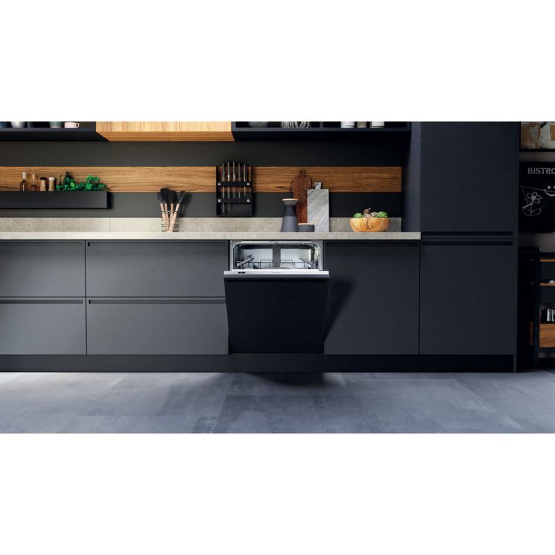 Hotpoint Dishwasher Built-in HIC 3C26 W UK N Full-integrated E Lifestyle frontal