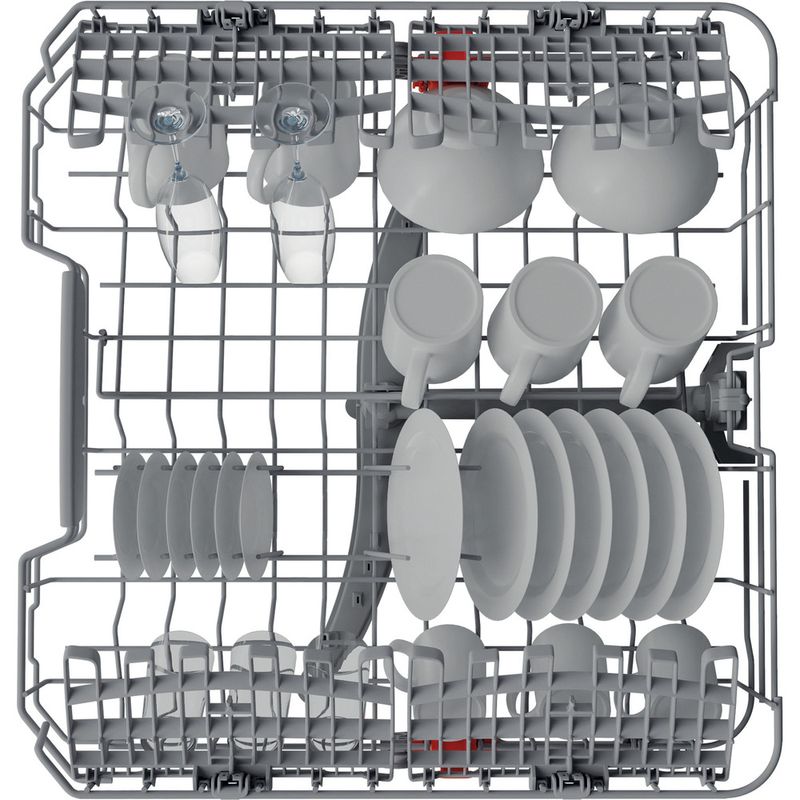 Hotpoint Dishwasher Built-in HIC 3C26 W UK N Full-integrated E Rack