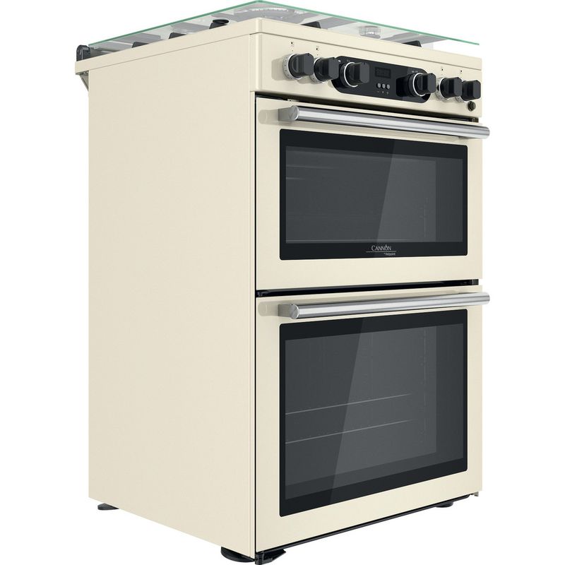 Hotpoint Double Cooker CD67G0C2CJ/UK Jasmine A+ Perspective