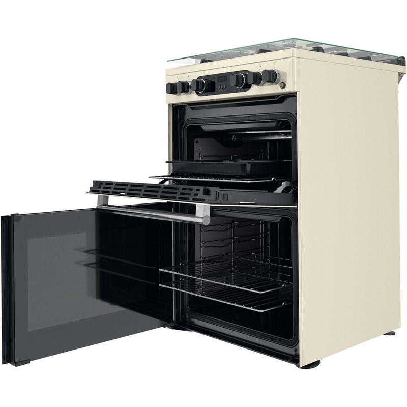 Hotpoint-Double-Cooker-CD67G0C2CJ-UK-Jasmine-A--Perspective-open
