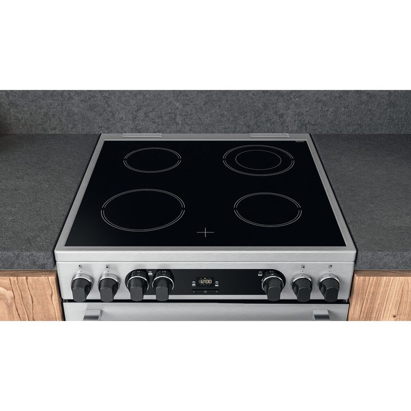 Hotpoint Double Cooker CD67V9H2CX/U Inox A Lifestyle frontal top down