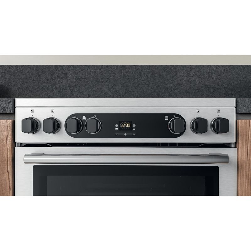 Hotpoint Double Cooker CD67V9H2CX/U Inox A Lifestyle control panel