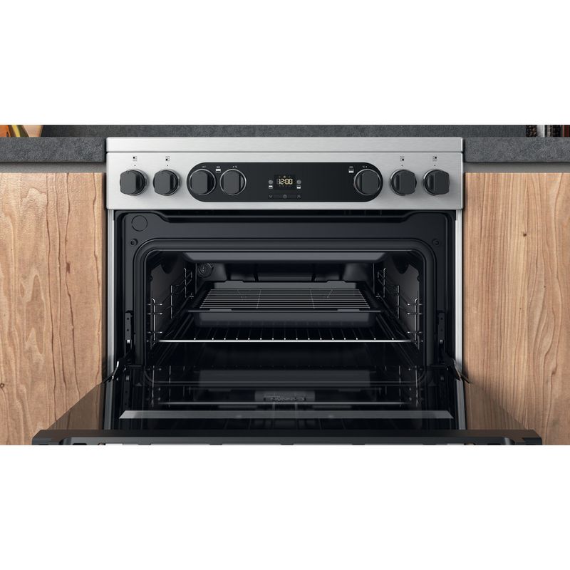 Hotpoint Double Cooker CD67V9H2CX/U Inox A Cavity