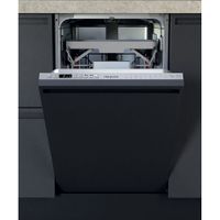 Hotpoint Slimline Built In Dishwasher - Silver - 10 Place Setting - E Rated - HSIO 3T223 WCE UK N