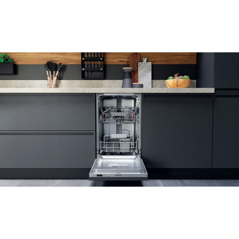 Hotpoint Dishwasher Built-in HSIC 3T127 UK N Full-integrated E Lifestyle frontal open