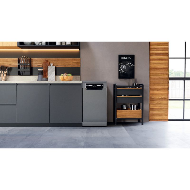 Hotpoint Dishwasher Freestanding HSFO 3T223 W X UK N Freestanding E Lifestyle frontal