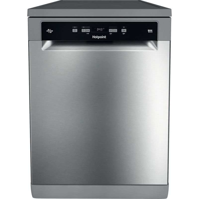 Hotpoint Dishwasher Freestanding HFC 3C26 WC X UK Freestanding E Frontal