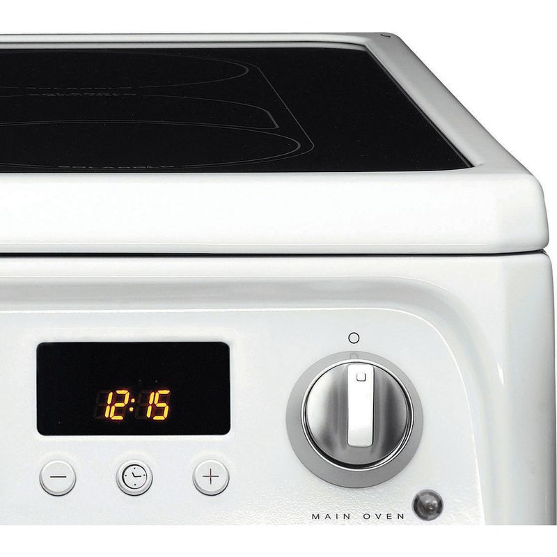 Hotpoint hue61ps 60cm double deals oven electric cooker