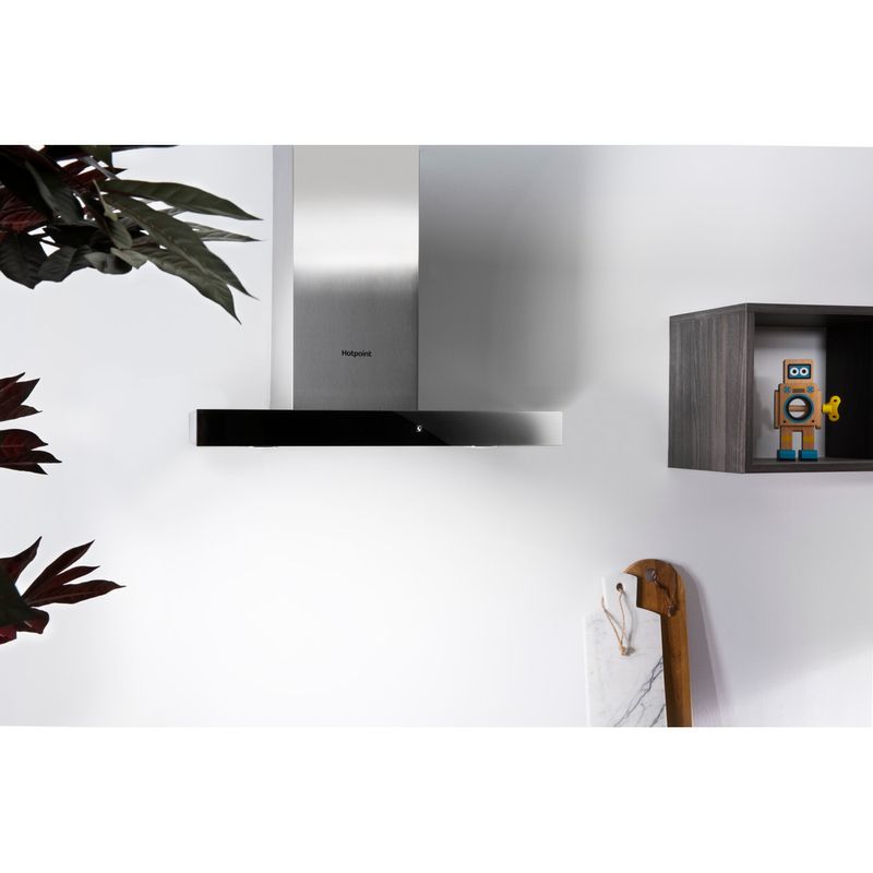 Hotpoint HOOD Built-in PHBS6.8FLTIX Inox Wall-mounted Electronic Lifestyle frontal