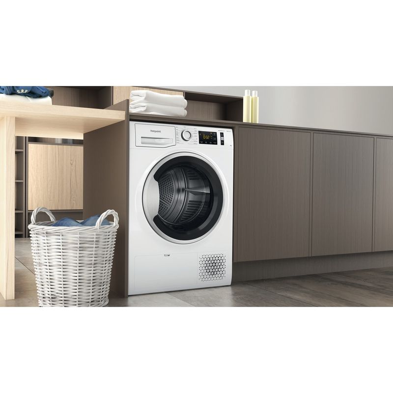 Hotpoint Dryer NT M11 92SK UK White Lifestyle perspective